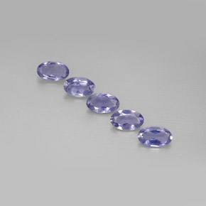 Iolite naturale blu da  ct, taglio ovale, VS
