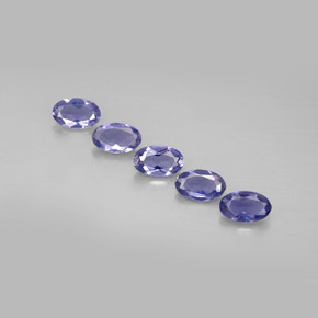 Iolite naturale blu da  ct, taglio ovale, VS