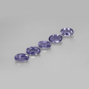 Iolite naturale blu da  ct, taglio ovale, VS