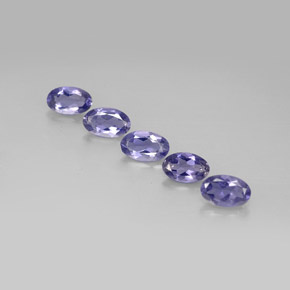 Iolite naturale blu da  ct, taglio ovale, VS