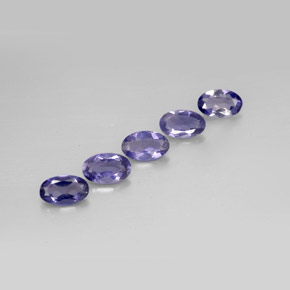 Iolite naturale blu da  ct, taglio ovale, VS