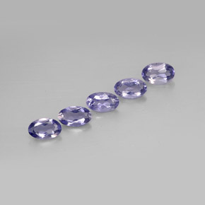 Iolite naturale blu da  ct, taglio ovale, VS