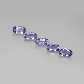 Iolite naturale blu da  ct, taglio ovale, VS