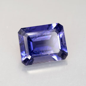 Iolite Viola Blu naturale da 2.63 ct, Taglio smeraldo, VS-SI