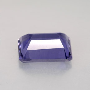 Iolite naturale blu da 2,71 ct, taglio smeraldo, VS