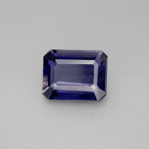 Iolite Viola Blu naturale da 2.49 ct, Taglio smeraldo, VS