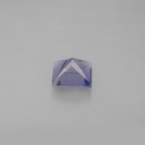 Iolite naturale blu da 0,88 ct, quadrato, VS
