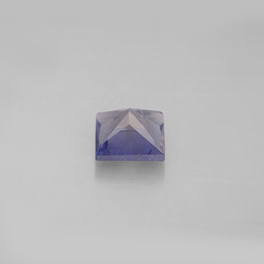 Iolite naturale blu da 0,86 ct, quadrato, VS