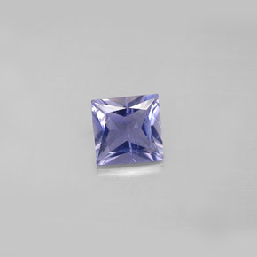 Iolite naturale blu da 0,82 ct, quadrato, VS