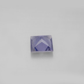Iolite naturale blu da 0,82 ct, quadrato, VS