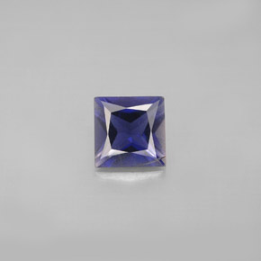 Iolite Viola Blu naturale da 0.79 ct, Quadrato, VS
