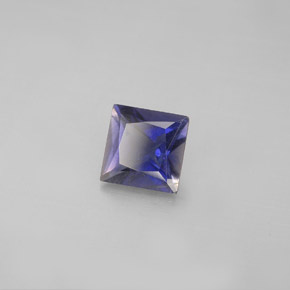 Iolite Viola Blu naturale da 0.79 ct, Quadrato, VS