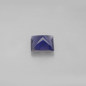 Iolite Viola Blu naturale da 0.79 ct, Quadrato, VS