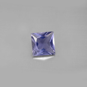 Iolite Viola Blu naturale da 0.79 ct, Quadrato, VS