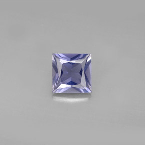 Iolite Viola Blu naturale da 0.94 ct, Quadrato, VS