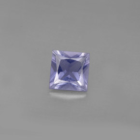 Iolite naturale blu da 0,88 ct, quadrato, VS