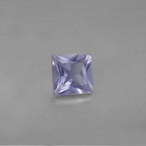 Iolite naturale blu da 0,88 ct, quadrato, VS