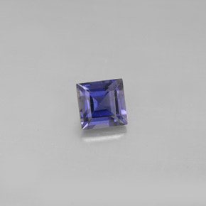 Iolite Viola Blu naturale da 0.69 ct, Quadrato, VS
