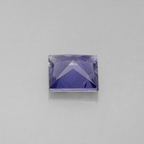 Iolite naturale blu da 0,78 ct, quadrato, VS