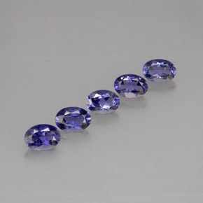 Iolite naturale blu da  ct, taglio ovale, VS