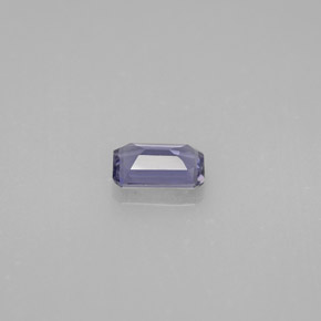 Iolite naturale blu da 0,39 ct, taglio smeraldo, VS