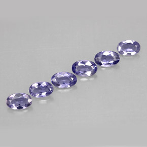 Iolite naturale blu da  ct, taglio ovale, VS