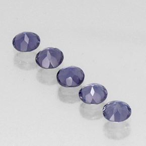 Iolite naturale blu da  ct, taglio rotondo, VVS-VS