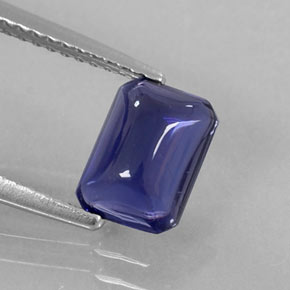 Iolite naturale blu da 1,29 ct, trasparente, trasparente/traslucido