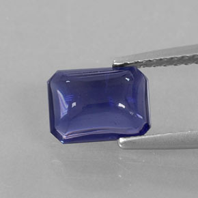 Iolite naturale blu da 1,28 ct, trasparente, trasparente/traslucido