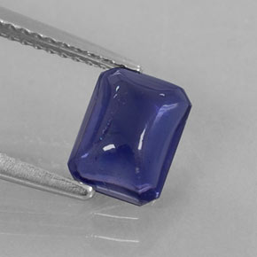 Iolite naturale blu da 1,28 ct, trasparente, trasparente/traslucido