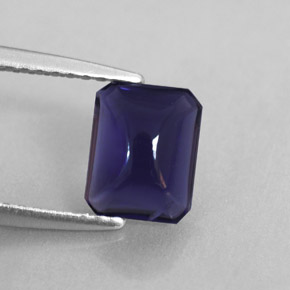 Iolite naturale viola da 1,07 ct, trasparente, trasparente/traslucido