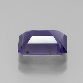 Iolite naturale blu da 1,15 ct, taglio smeraldo, VS-SI