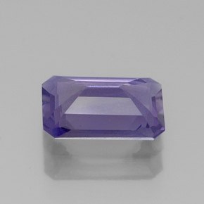 Iolite Viola Blu naturale da 0.91 ct, Taglio smeraldo, VVS-VS