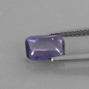 Iolite naturale blu da 0,94 ct, trasparente, trasparente/traslucido