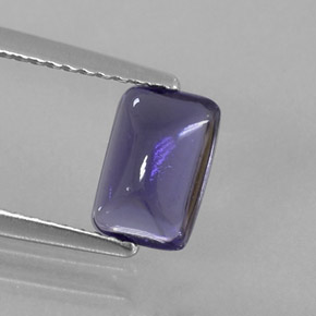 Iolite naturale blu da 0,79 ct, trasparente, trasparente/traslucido
