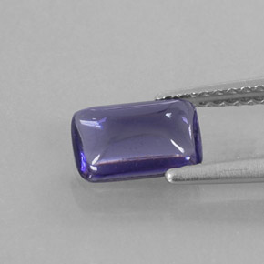 Iolite naturale blu da 0,79 ct, trasparente, trasparente/traslucido