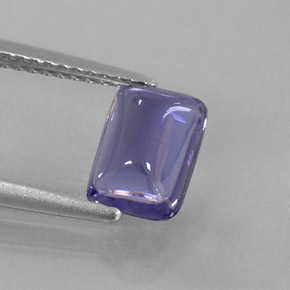 Iolite naturale blu da 1,29 ct, trasparente, trasparente/traslucido