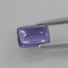 Iolite naturale blu da 1,29 ct, trasparente, trasparente/traslucido