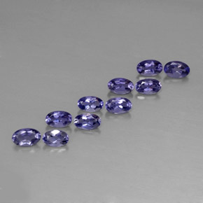 Iolite naturale blu da  ct, taglio ovale, VS