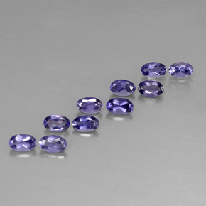 Iolite naturale blu da  ct, taglio ovale, VS