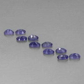 Iolite naturale blu da  ct, taglio ovale, VS