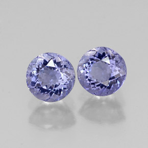 Iolite naturale blu da  ct, taglio rotondo, VVS-VS