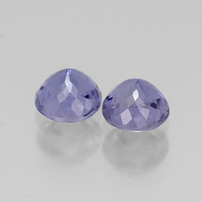 Iolite naturale blu da  ct, taglio rotondo, VVS-VS