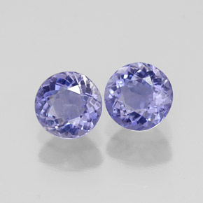 Iolite naturale blu da  ct, taglio rotondo, VS