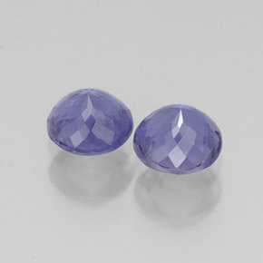 Iolite naturale blu da  ct, taglio rotondo, VS