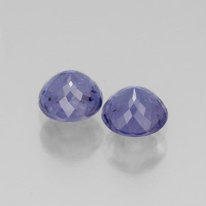 Iolite naturale blu da  ct, taglio rotondo, VVS-VS