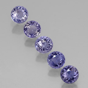 Iolite naturale blu da  ct, taglio rotondo, VS-SI