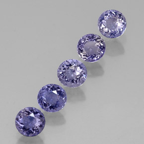 Iolite naturale blu da  ct, taglio rotondo, VS-SI