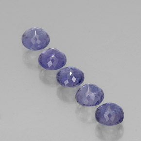 Iolite naturale blu da  ct, taglio rotondo, VS-SI