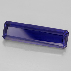 Iolite Viola Blu naturale da 7.24 ct, Taglio smeraldo, VS-SI